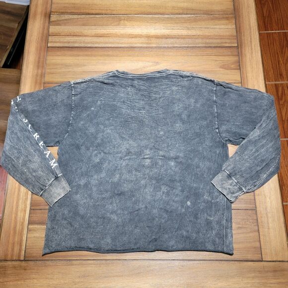 Fifth Sun LS Crop Tee "The Scream" UFO Graphic - Size Large - Picture 4 of 8